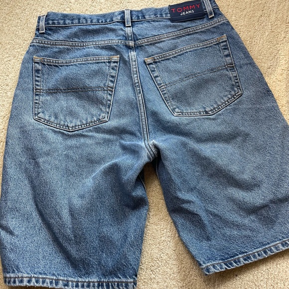 Men’s Vintage Tommy Jeans Denim Shorts Sz 34 - Picture 9 of 13